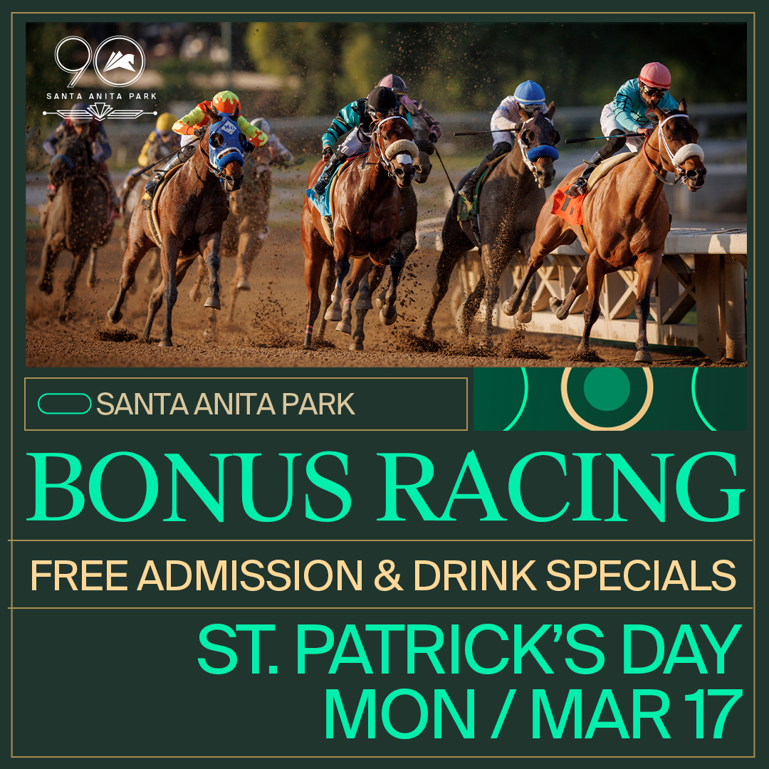 RACING DAY ADDED MARCH 17TH!
