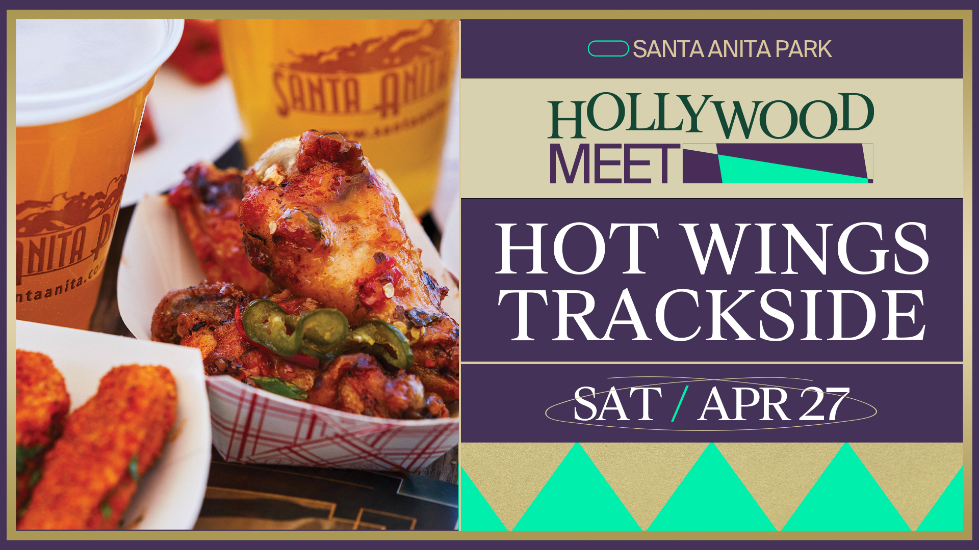 JOIN US FOR HOT WINGS TRACKSIDE ON SAT, APR 27TH!